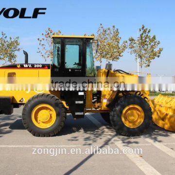 WOLF 2016 new hot sale loader, 3ton wheel loader for sale, 3 tons wheel loaders made in China