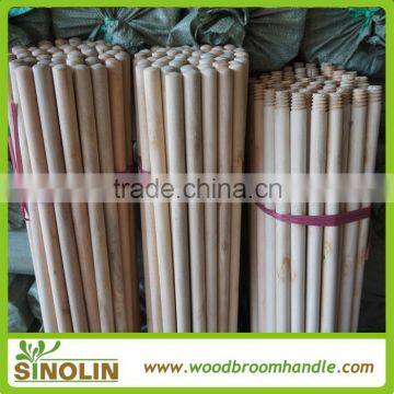 natural wooden broom poles with italian screw