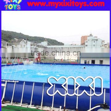 swimming pool on ground, inflatable water park pool on ground