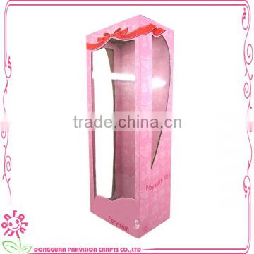 doll boxes packaging for 18 inch doll pink toy accessories