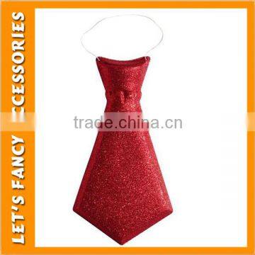 Glittery Colours Carnival Party Elastic Plastic Necktie Neckwear