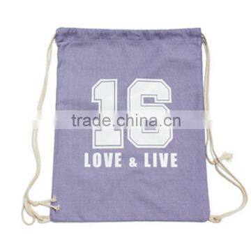 Promotion cheap canvas drawstring bag for sport                        
                                                                                Supplier's Choice