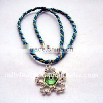 MEB071 colorful Evil eye necklace