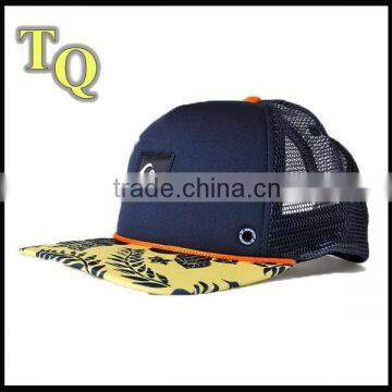 custom printing brim foam mesh trucker hats