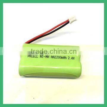 High Quality Ni-mh 2.4V AA 2200mAh Rechargeable Battery Pack