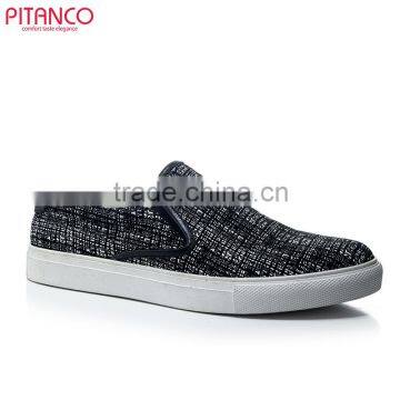 Sneakers new model men leather casual slip-up shoes