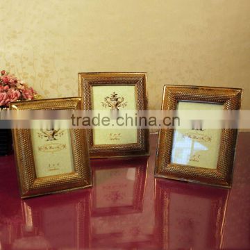 2015 new hot sale popular high quality wholesale resin photo frame for home decoration or wedding