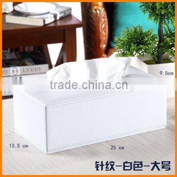 Festive Red Leather Tissue Box Tray Pumping Creative Fashion High-grade Leather Tissue Box Napkin Box Home photo-4