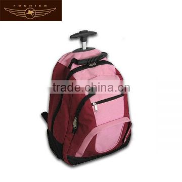 hot selling canvas Backpacks on skate wheels