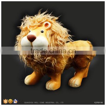 Ceramic Saving Box Plush Lion Statues