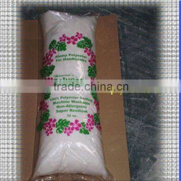 High-loft poly fill for toys and pillows, Plump polyester for handicrafts