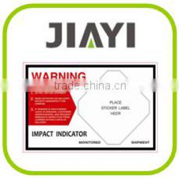 Hot Impact Indicator Shockwatch Label Intelligent Impact Sticker Monitoring Shock Label