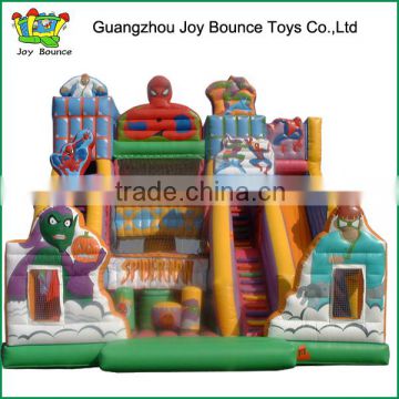 hero inflatable castle games,spiderman inflatable playgrounds,spiderman inflatable parks