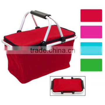 600 D Oxford foldable picnic basket,collapsible picnic basket