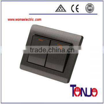 Middle East Style Metal Panel Wall Switch