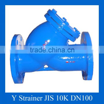 DI JIS 10K flanged Y Strainer