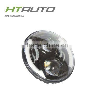 HTAUTO Car Lights Led Waterproof 7inch Bi Xenon Led Headlights 60W 10V-30V