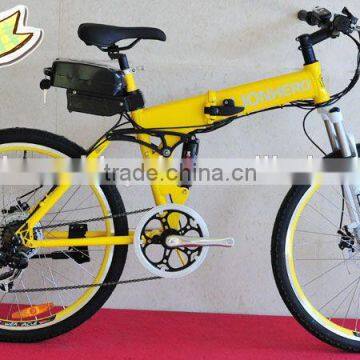 26" aluminum folding electric bike with 36v/10ah li-po battery QD-18