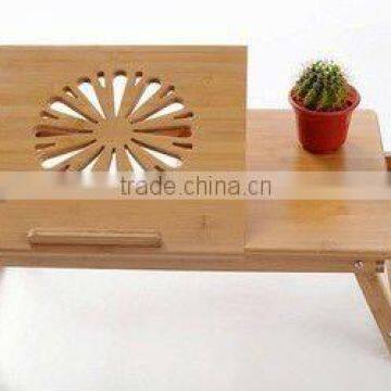 foldable bamboo computer desk