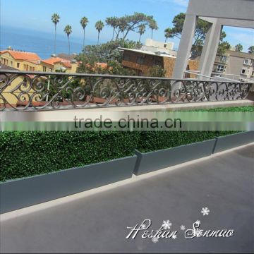 PE Material and Artificial Topiary Hedge Plant Type Milan Grass mat