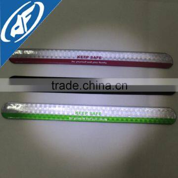 reflective wrist tape reflective pvc slap bands