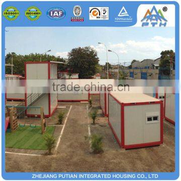 Fast building construction stackable container module house