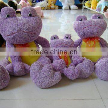 china soft toy top 10 promotion plush valentine frog