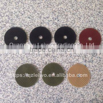 Flexible Diamond Polishing Pads 5 Inch (125 Mm) Wet Spiral Teeth Premium Resin Polishing Pad for Granite Polishing Circle Wheel photo-5