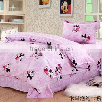 Hotsale Cartoon Characters Children 100 Cotton Comforter Set