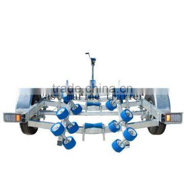 5.8m Hot dip galvanized rollers boat trailer