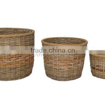 R29 Round Rattan Basket- Large