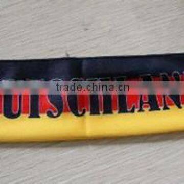 Germany series football fan printing scarf Hot sale wholesale fashion knitted football scarf