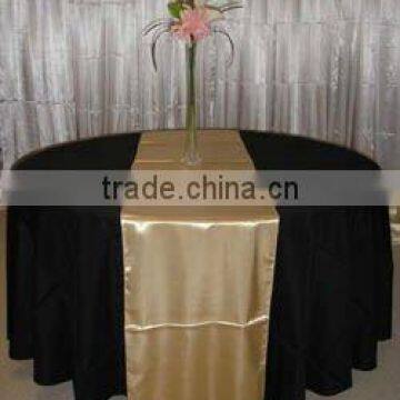 satin table runner for wedding