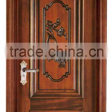 China painting solid wood door for Interior YHB-1209