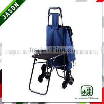 Very Popular Collapsible Foldable Wheeled Trolley Shopping Cart C3 photo-2