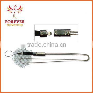 Chinese Supplier High Quality Silver Metal Neck Lanyard With String Yiwu                        
                                                Quality Choice