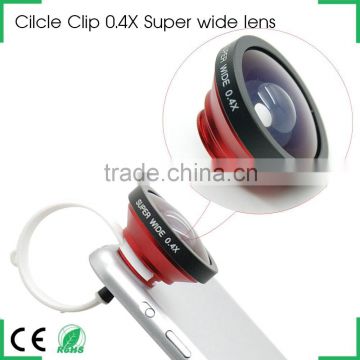 0.4x super wide angle selfie lens for iphone 6 5s samsung galaxy s5 s6 htc one m7 m8