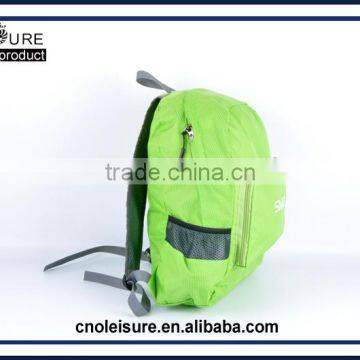 2016 Latest Arrival Design Promational Foldable Backpack Cheap Fold Bag Fold up Backpack Sport Hiking Camping College School Bag photo-6