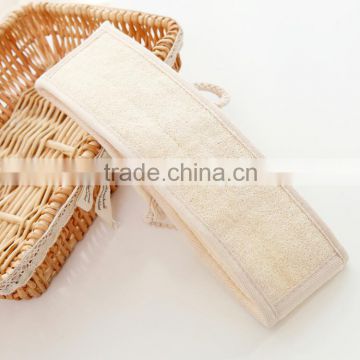 Hot-sale natural bath loofah back strap scrubber