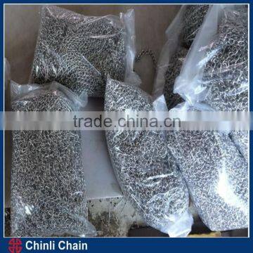 NACM90 machine twist chain twisted link chain 304 / 316 Twist Link Chain