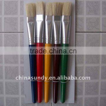 flat oil artist brush set