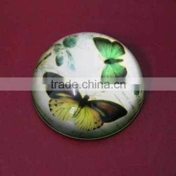 wholesale beautiful butterfly glass paperweight