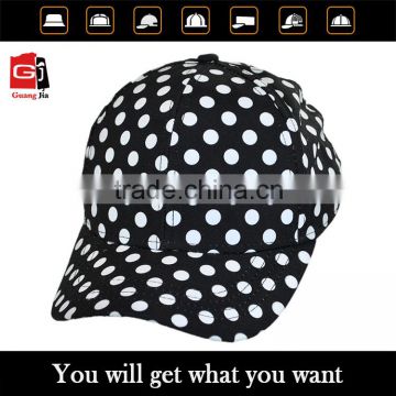 Hot selling custom hip hop caps kids printed baseball cap