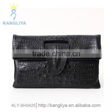Clutch Bag Crocodile Leather Hand Carrying Bag Ladies Long Shoulder Bag