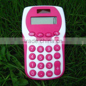 new design 8 digits dual power promotion gift pocket calculator