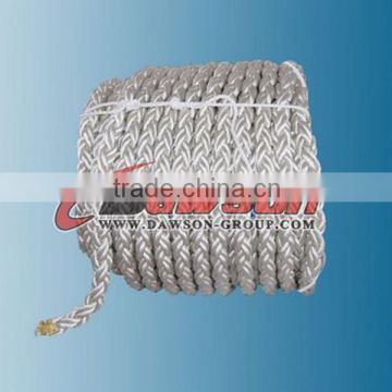 hot sale!!new design 8 strands 5mm nylon braid rope polypropylene rope with high quality wholesale