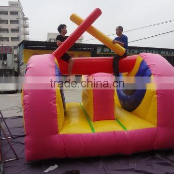 2015 hot adult interactive game inflatable pole joist games