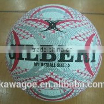 Rubber netball ball for training and match