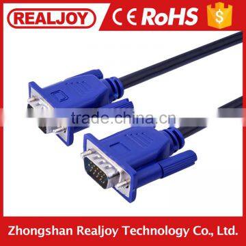 5m 3+4 male to male monitor and display vga cable