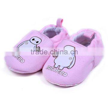 Bestselling Big Hero Toddler Girl's Sweet Pink Baby Shoes Fancy Newborn Baby Shoes